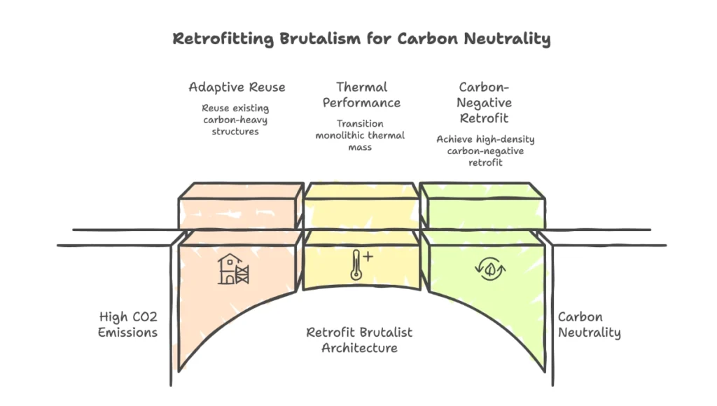 Retrofitting Brutalism for Carbon Neutrality