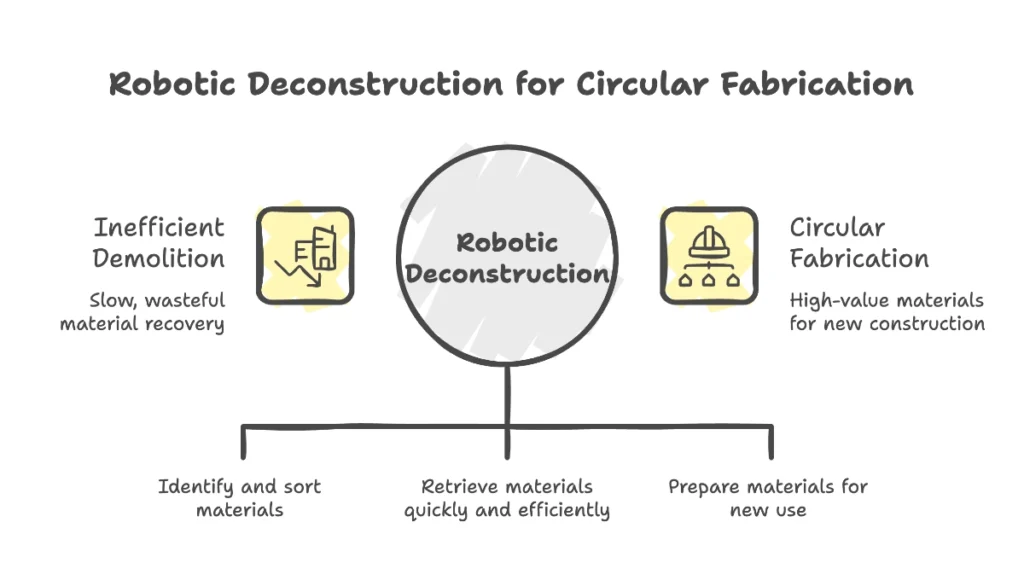 Robotic Deconstruction for Circular Fabrication