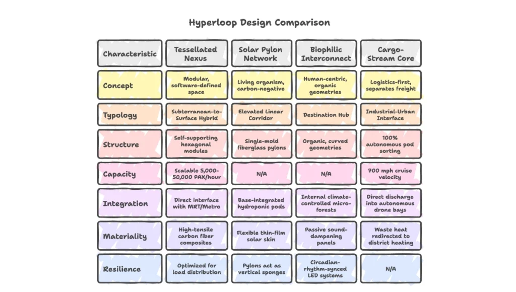 Hyperloop Design Comparison