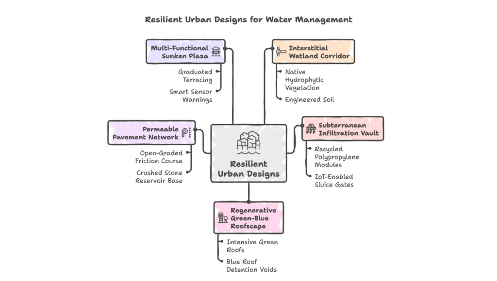 Resilient Urban Designs for Water Management