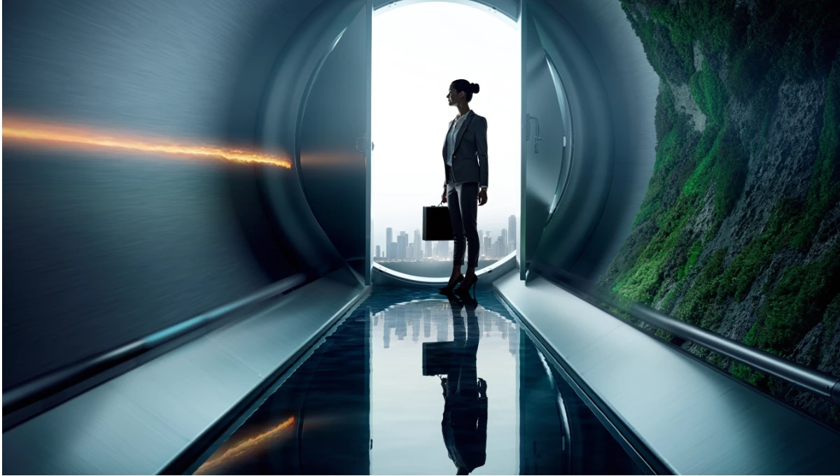 Future-proof urban transit with hyperloop station design that optimizes passenger flow and spatial efficiency. Build high-speed infrastructure for tomorrow.