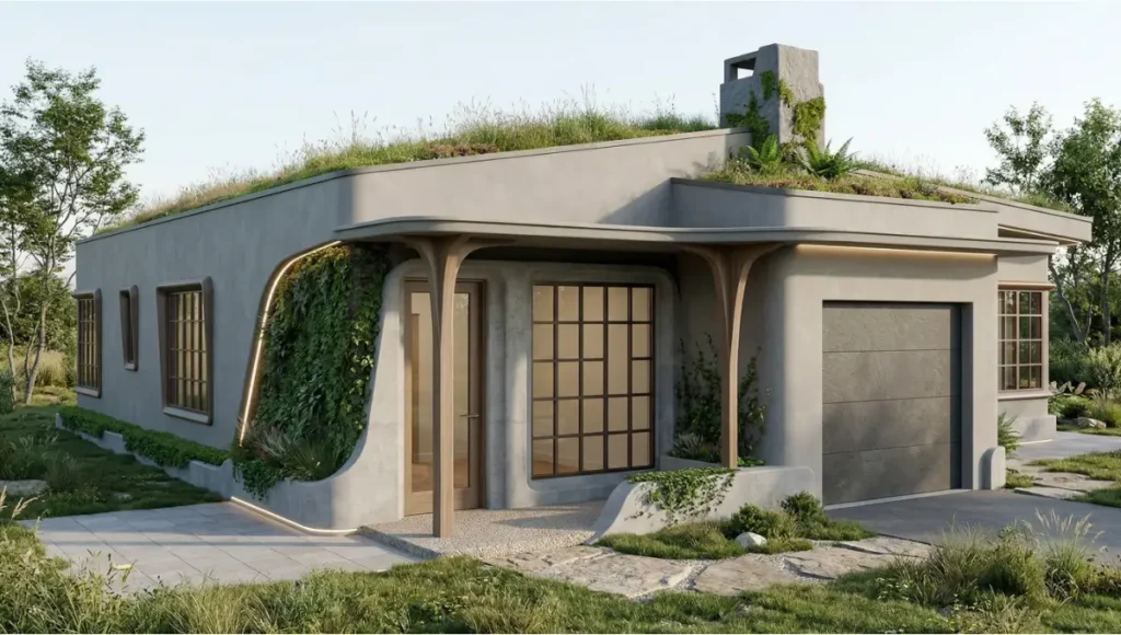 1 Story Cottage plan with efficient layout, smart space planning, and timeless exterior design ideal for modern compact living.
