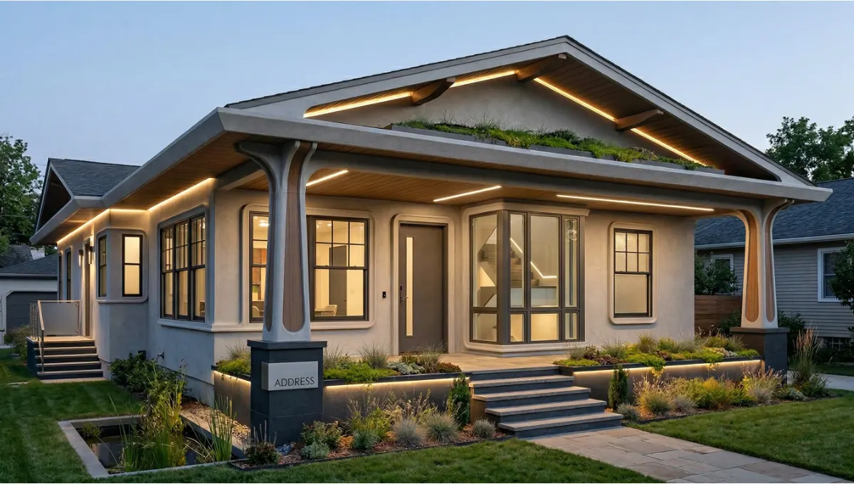 1 Story Bungalow Plan featuring one efficient, well-balanced layout with smart zoning, practical flow, and timeless architectural appeal.