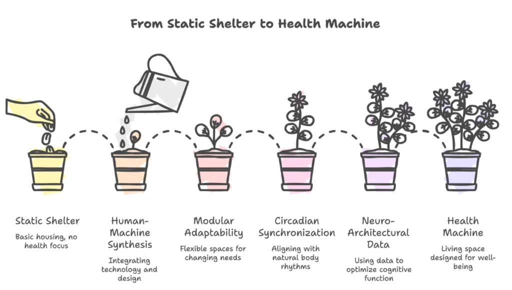 From Static Shelter to Health Machine