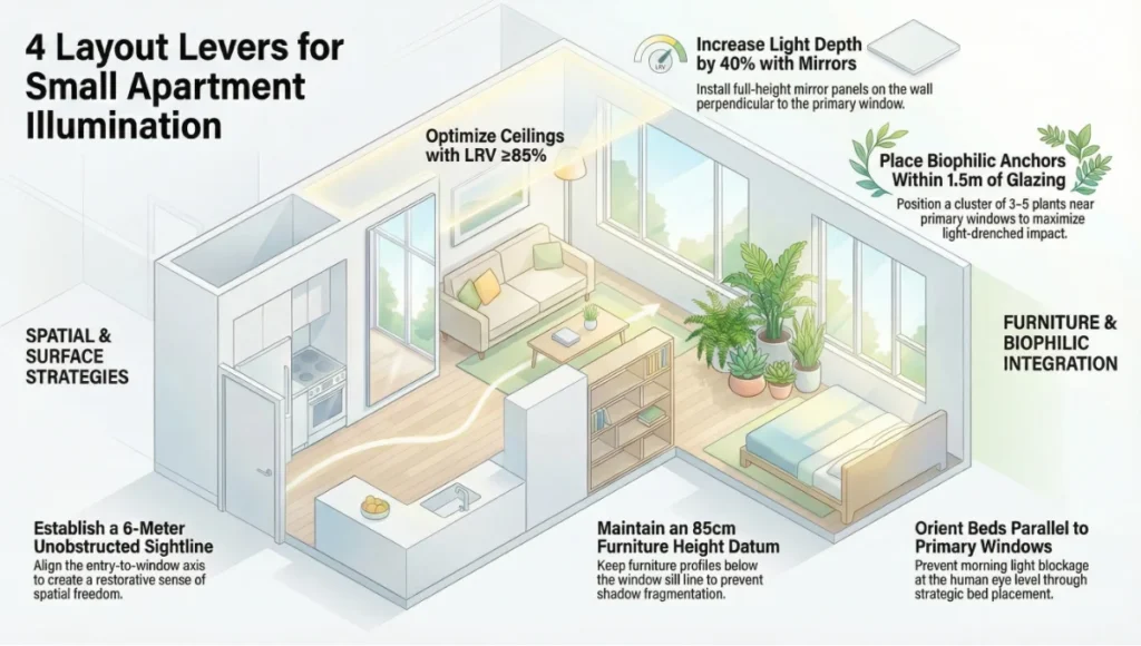 4 Layout Levers for Small Apartment Illumination