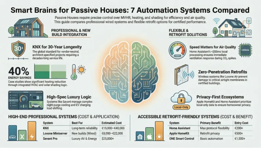 Smart Brains for Passive Houses: 7 Automation Systems Compared