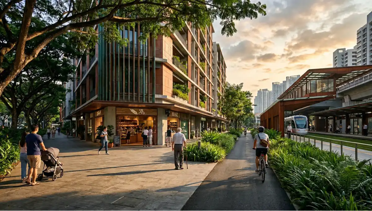 The 15-minute city concept explained: a structured urban design framework where residents access work, services, and green space within a short walk or bike ride.