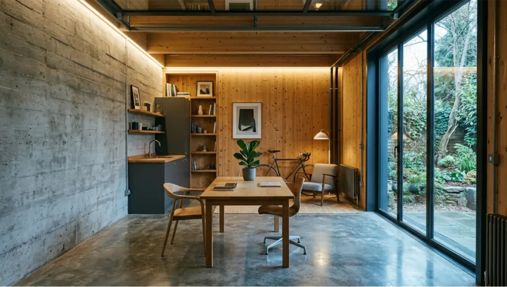 Plan a garage conversion studio space with 8 proven layout strategies, insulation specs, and cost breakdowns. See the data before you build.