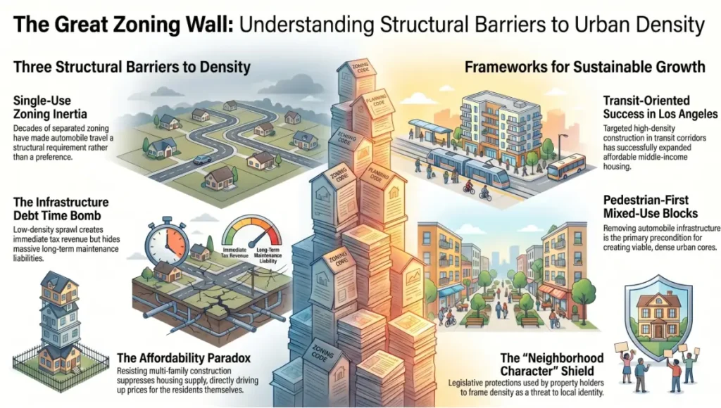 The Great Zoning Wall: Understanding Structural Barriers to Urban Density