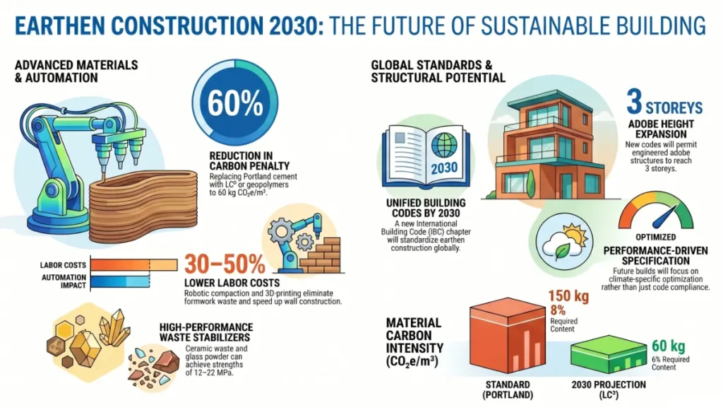 EARTHEN CONSTRUCTION 2030: THE FUTURE OF SUSTAINABLE BUILDING