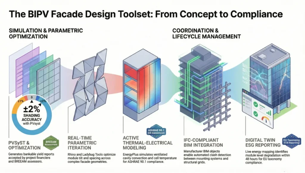 The BIPV Facade Design Toolset: From Concept to Compliance