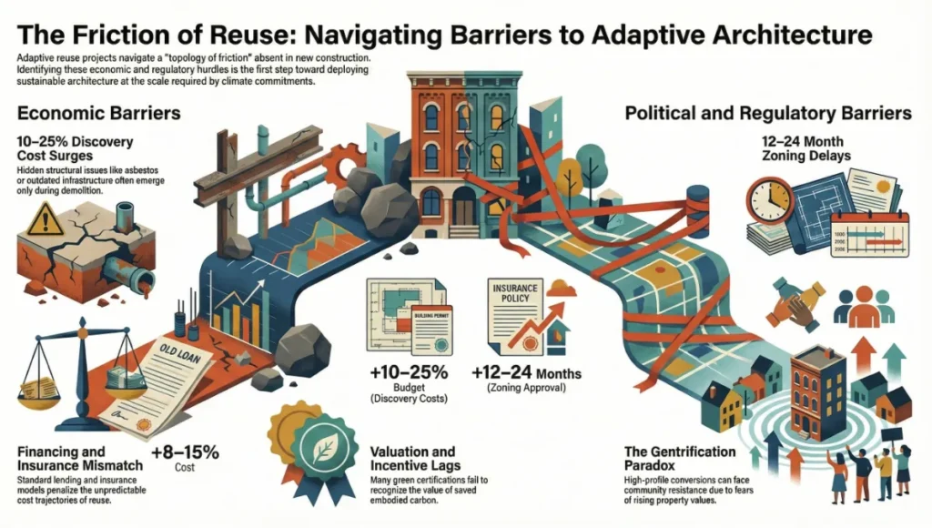 The Friction of Reuse: Navigating Barriers to Adaptive Architecture