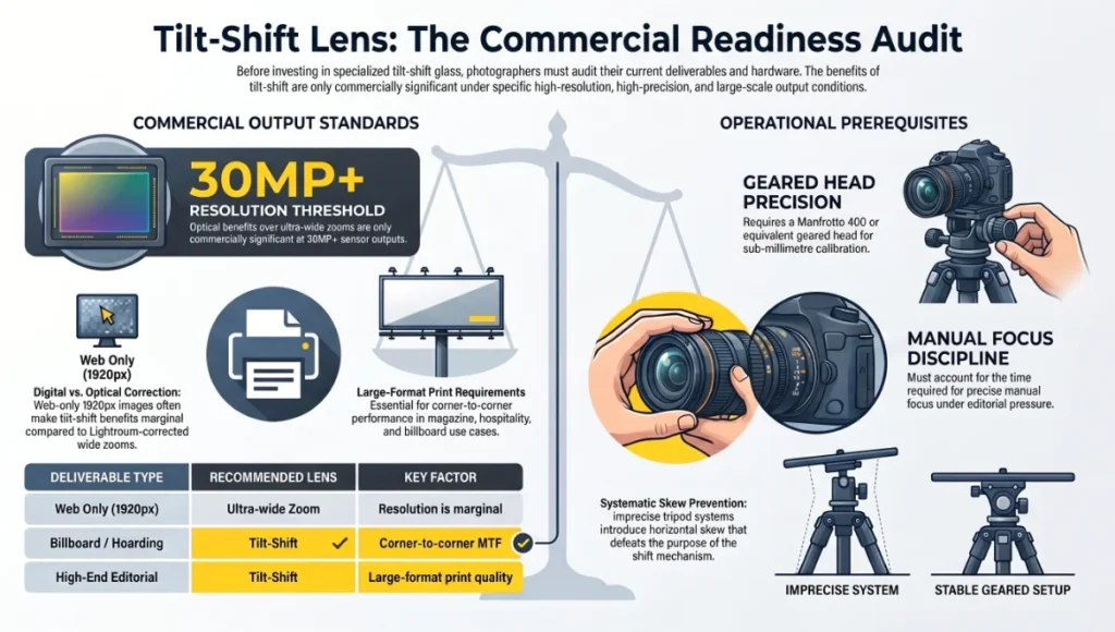 Tilt-Shift Lens: The Commercial Readiness Audit