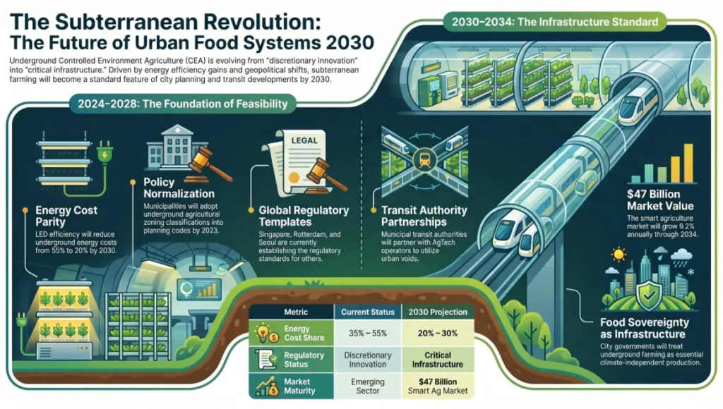 The Subterranean Revolution: The Future of Urban Food Systems 2030