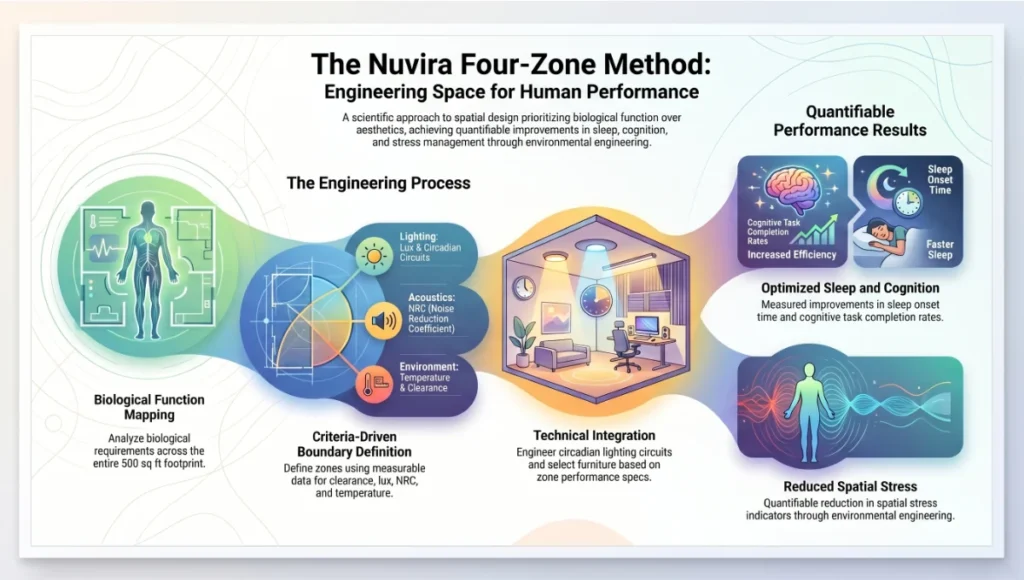 The Nuvira Four-Zone Method: Engineering Space for Human Performance