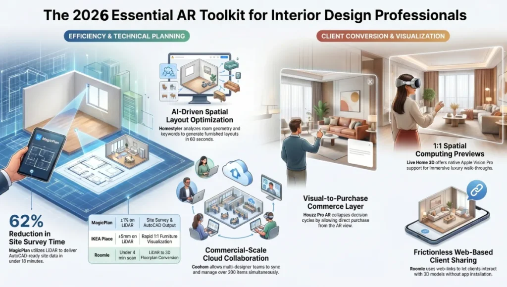 The 2026 Essential AR Toolkit for Interior Design Professionals