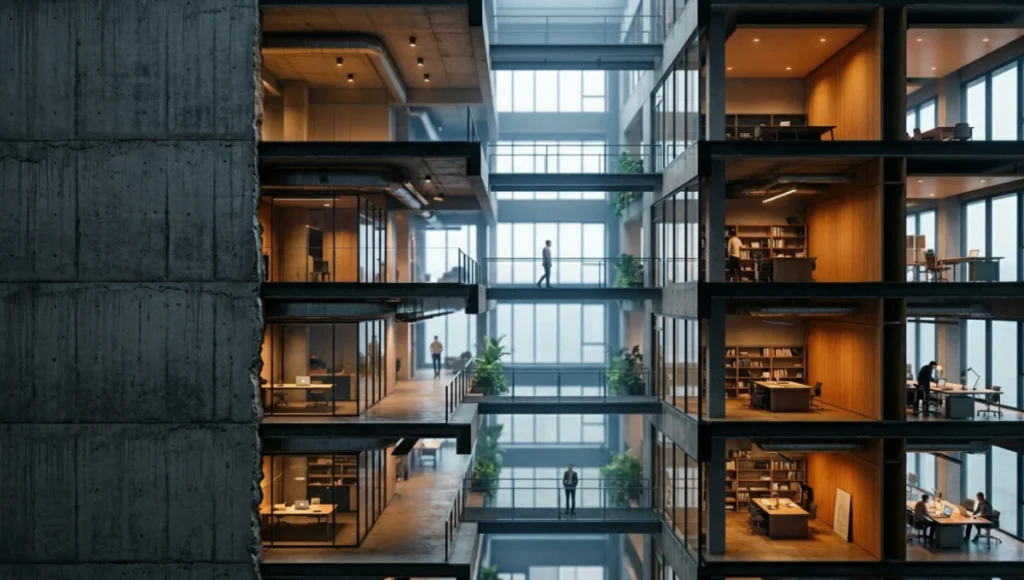 Section perspective drawings in architecture reveal interior
depth, spatial flow, and material layers in a single view.
See 7 drawing types with real examples. 