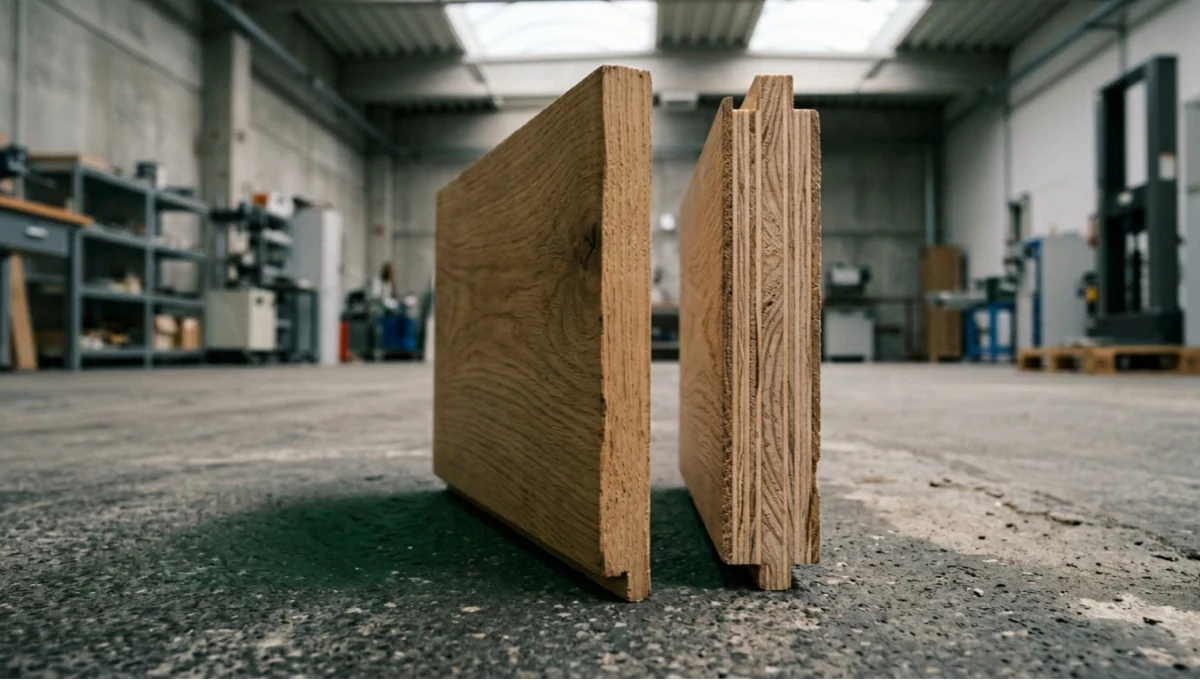 Hardwood vs engineered wood flooring — compare cost, durability, moisture resistance, and lifespan across 7 measured factors.