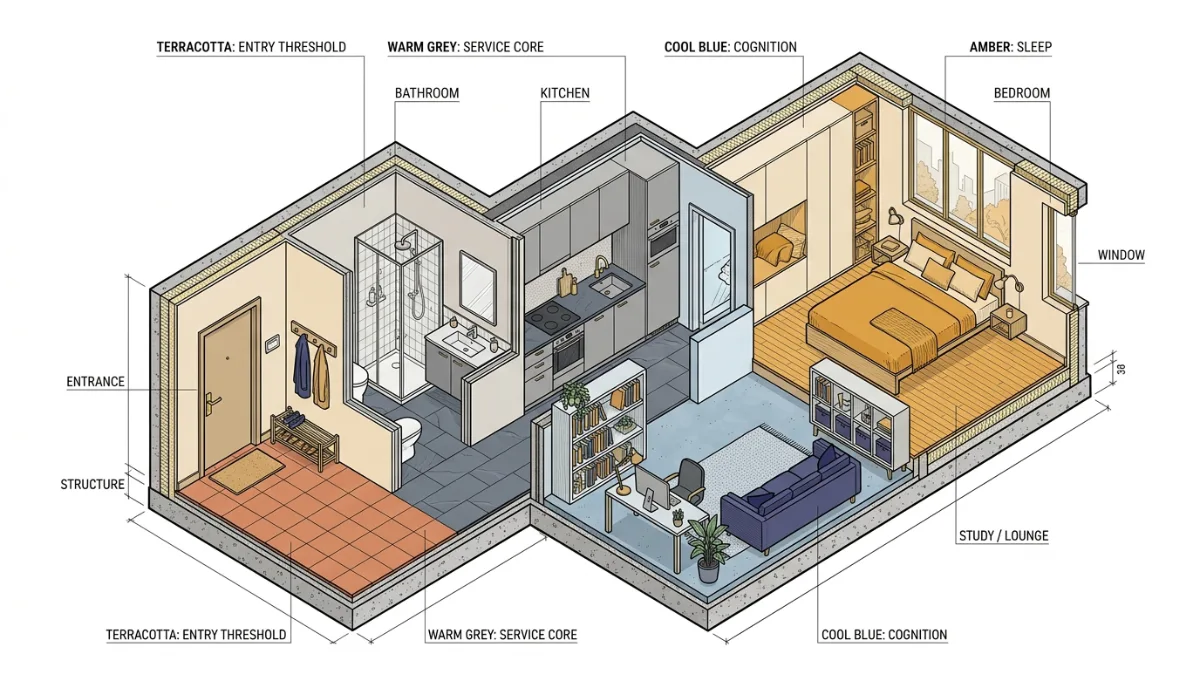 Every floor plan 500 sq ft apartment needs precise zone mapping. Get measured layouts, furniture clearances, and spatial data.
