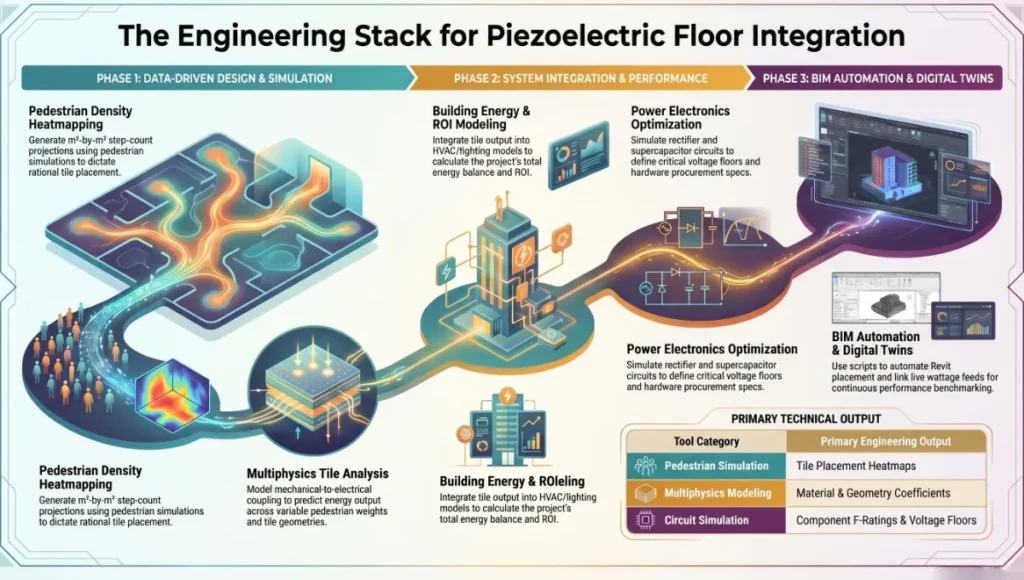 The Engineering Stack for Piezoelectric Floor Integration