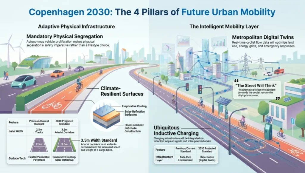 Copenhagen 2030: The 4 Pillars of Future Urban Mobility
