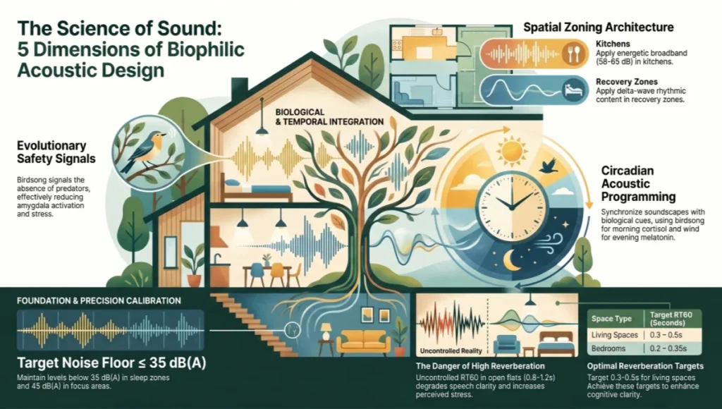 The Science of Sound: 5 Dimensions of Biophilic Acoustic Design