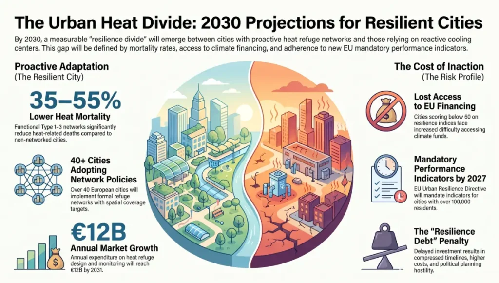 The Urban Heat Divide: 2030 Projections for Resilient Cities