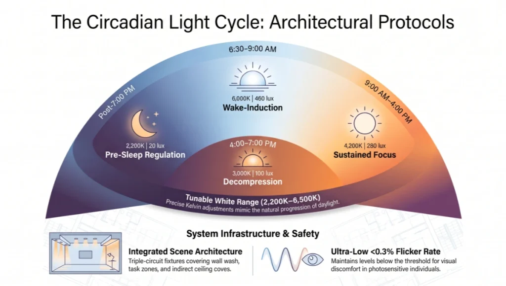 The Circadian Light Cycle: Architectural Protocols