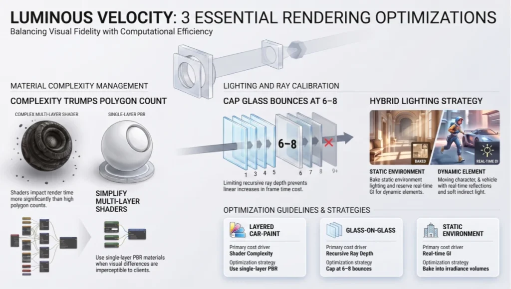 LUMINOUS VELOCITY: 3 ESSENTIAL RENDERING OPTIMIZATIONS