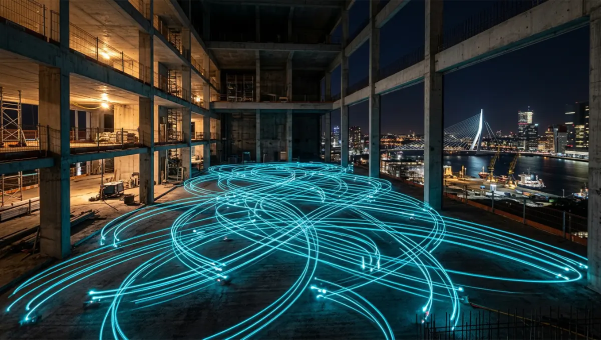 Swarm robotics construction deploys hundreds of autonomous robots to build without a single foreman. See the 6 leading systems and what they mean for architecture.