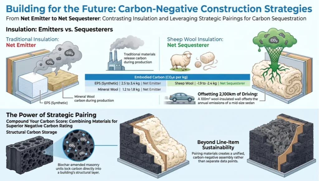 Building for the Future: Carbon-Negative Construction Strategies