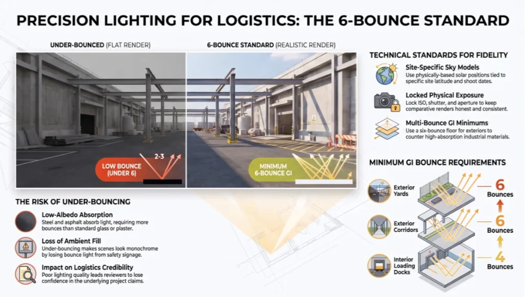 PRECISION LIGHTING FOR LOGISTICS: THE 6-BOUNCE STANDARD