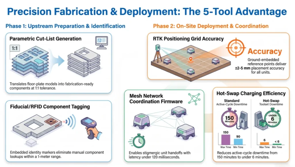 Precision Fabrication & Deployment: The 5-Tool Advantage