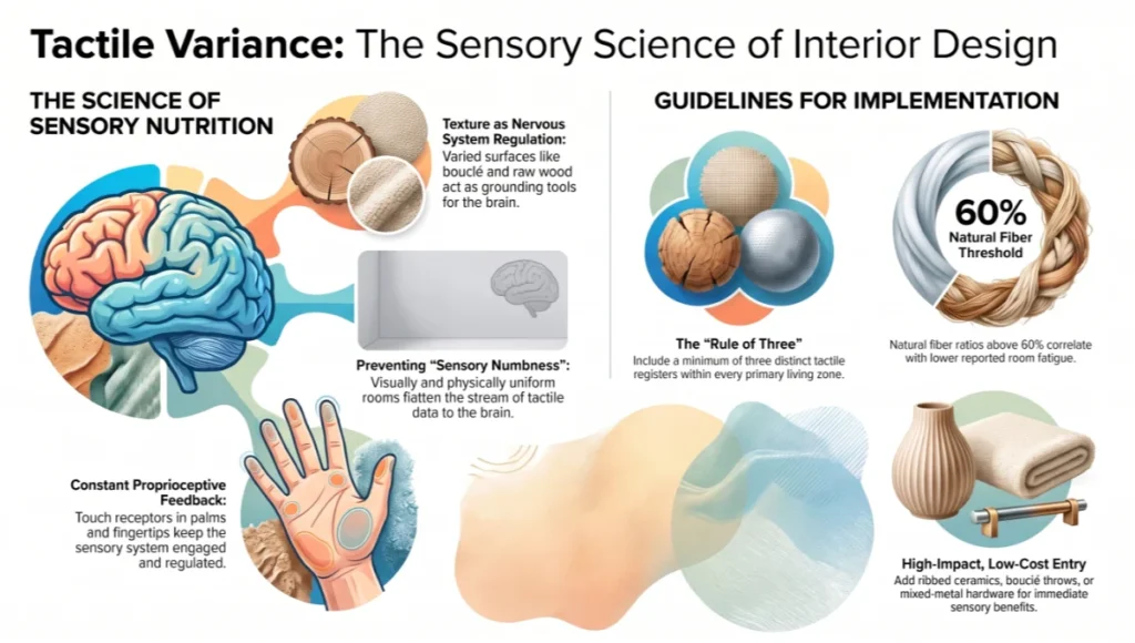Tactile Variance: The Sensory Science of Interior Design