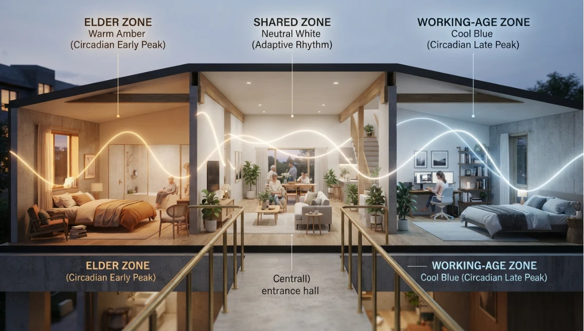Engineer 7 intergenerational living suites floor plans that balance privacy, accessibility, and shared common areas. Get the data.