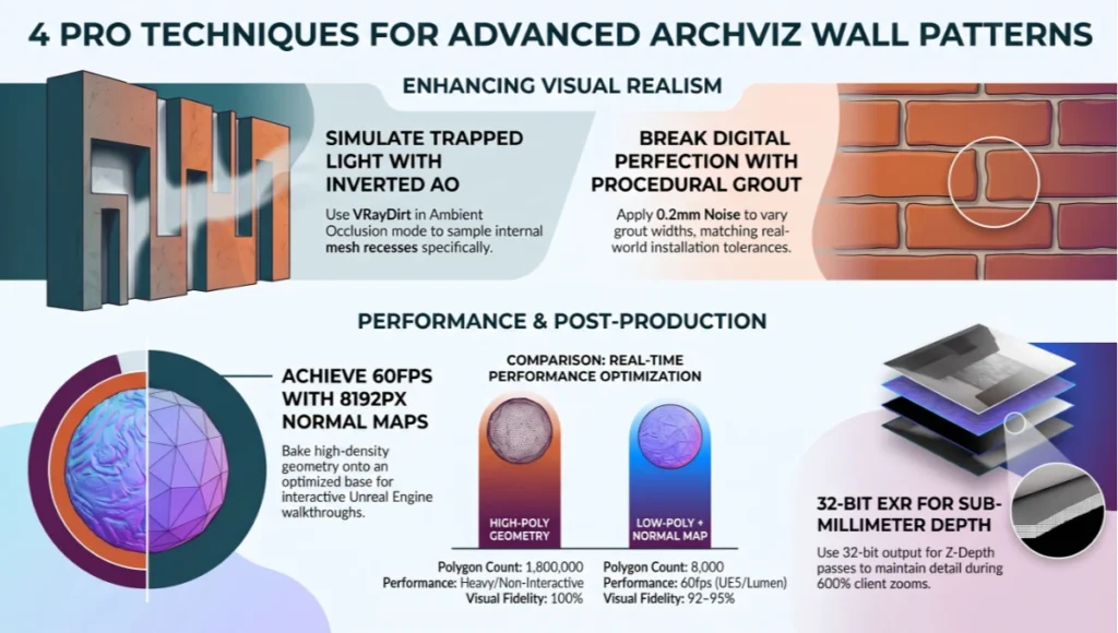 4 PRO TECHNIQUES FOR ADVANCED ARCHVIZ WALL PATTERNS