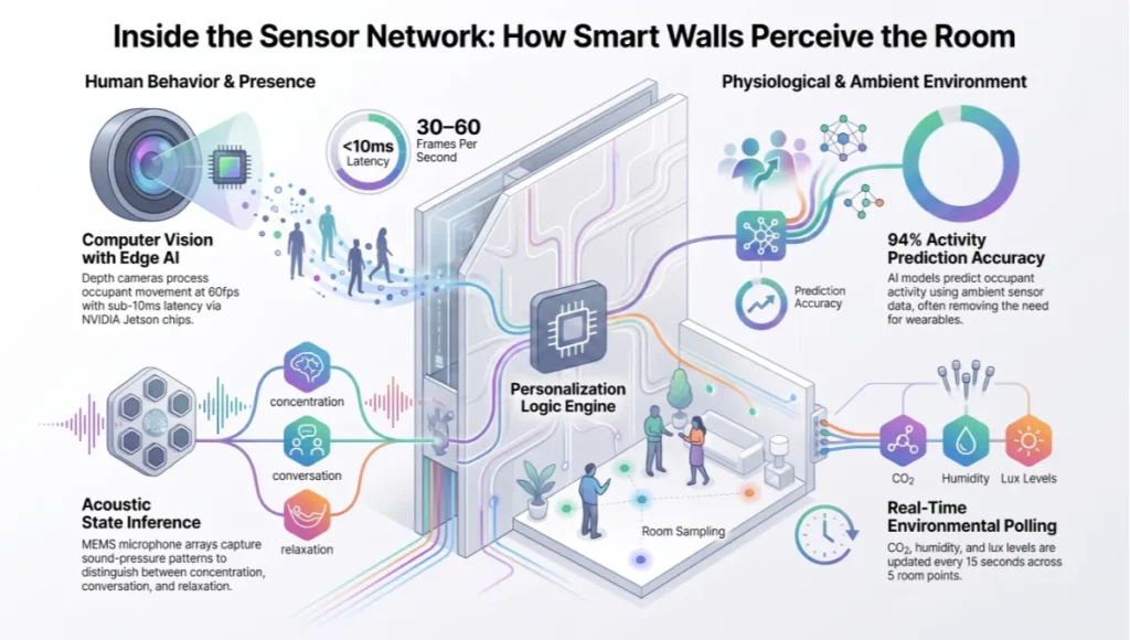 Inside the Sensor Network: How Smart Walls Perceive the Room