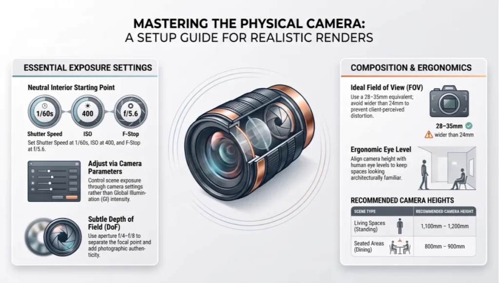 MASTERING THE PHYSICAL CAMERA: A SETUP GUIDE FOR REALISTIC RENDERS