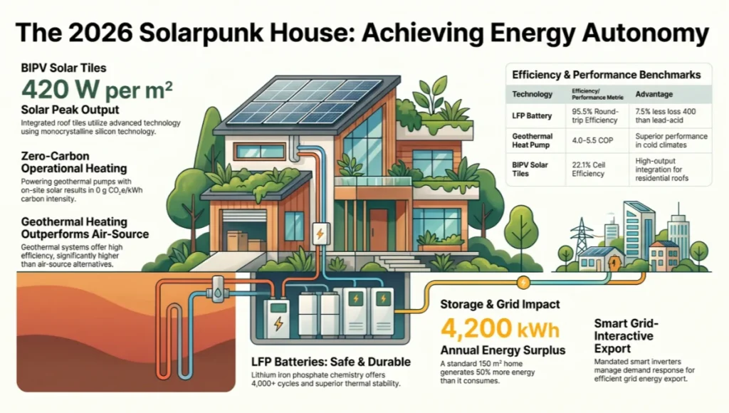 The 2026 Solarpunk House: Achieving Energy Autonomy