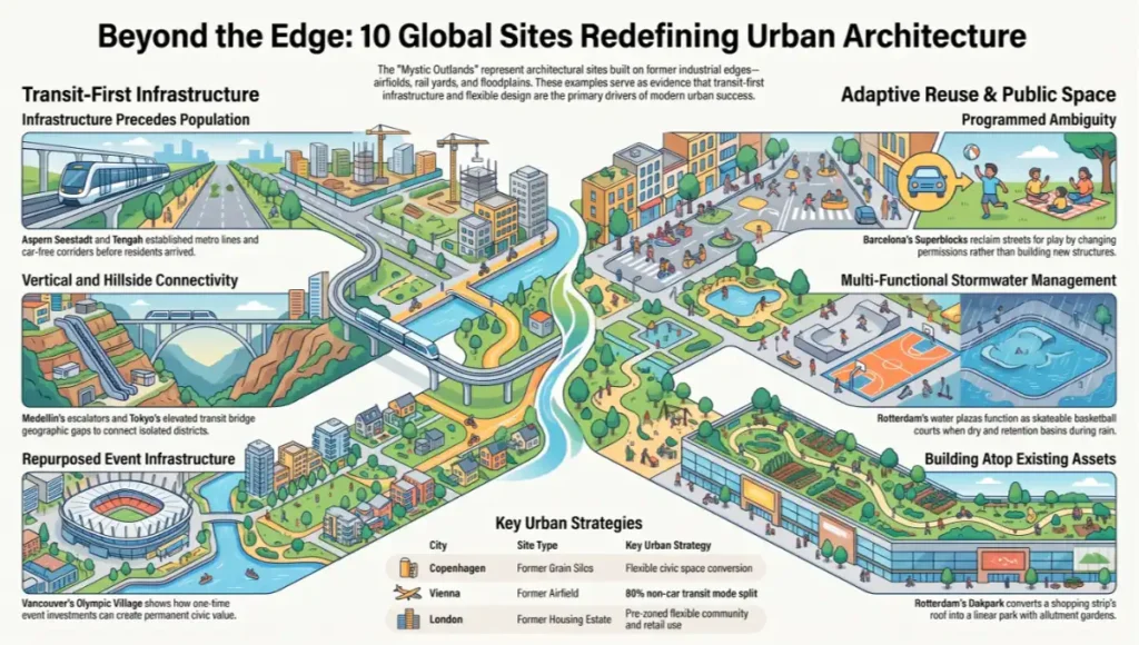 Beyond the Edge: 10 Global Sites Redefining Urban Architecture