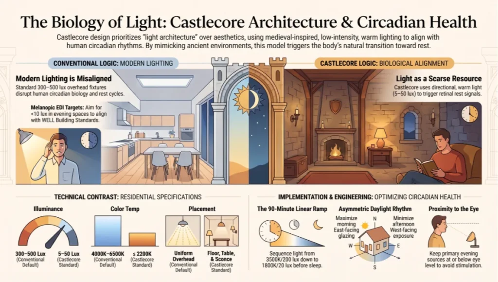 The Biology of Light: Castlecore Architecture & Circadian Health