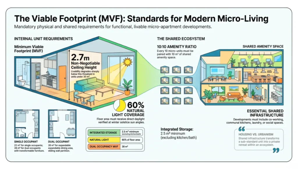 The Viable Footprint (MVF): Standards for Modern Micro-Living