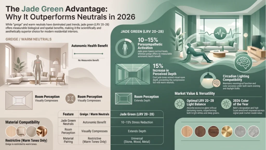 The Jade Green Advantage: Why It Outperforms Neutrals in 2026