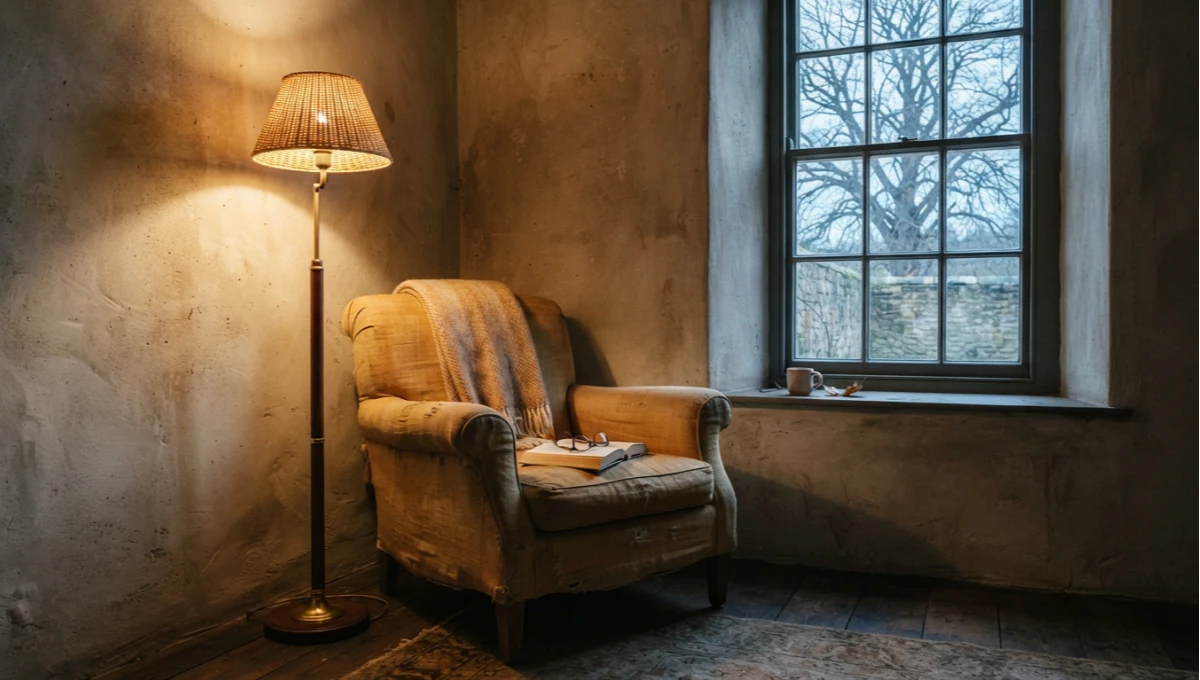 Poetcore interior design fuses melancholic verse with raw, weathered texture across 7 verified 2026 trends. See the specs.